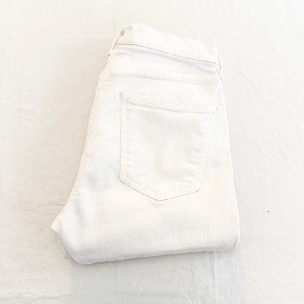 AGOLDE White Skinny Ripped Denim Jeans A018-817 SIze 27